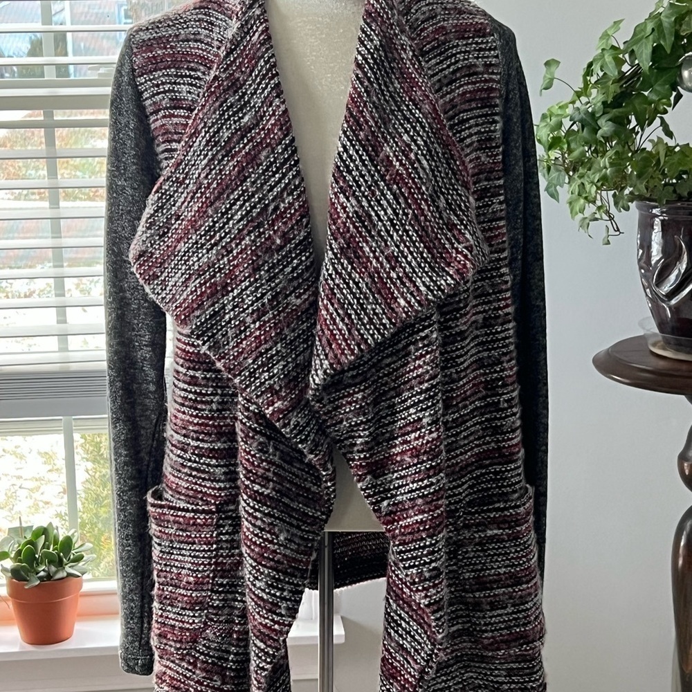 Lucky brand water fall cardigan M